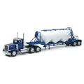 New-Ray Toys Peterbilt 379 Pneumatic Dry Bulk Trailer Long Hauler Toy Truck, 6PK SS-10583